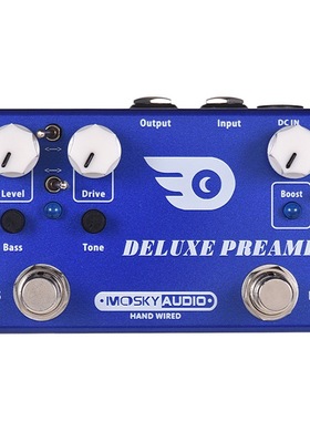手工效果器 乐器吉他效果器 DELUXE PREAMP 过载 推子  厂家批发