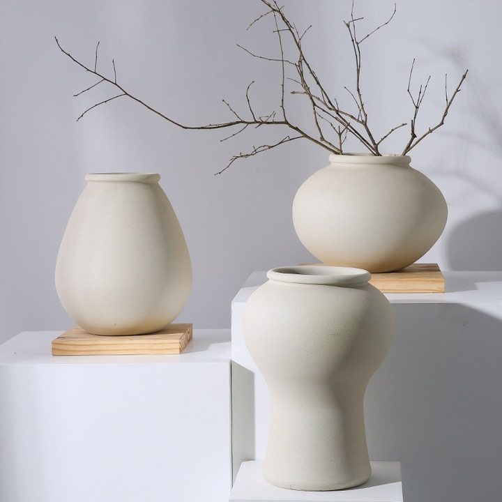 日式简约台面陶瓷花瓶摆件粗陶干花插花陶罐服装店橱窗会所装饰品,模玩/动漫/周边/娃圈三坑/桌游,文化/体育周边,淘宝优惠券,粉丝福利购,淘宝优惠卷