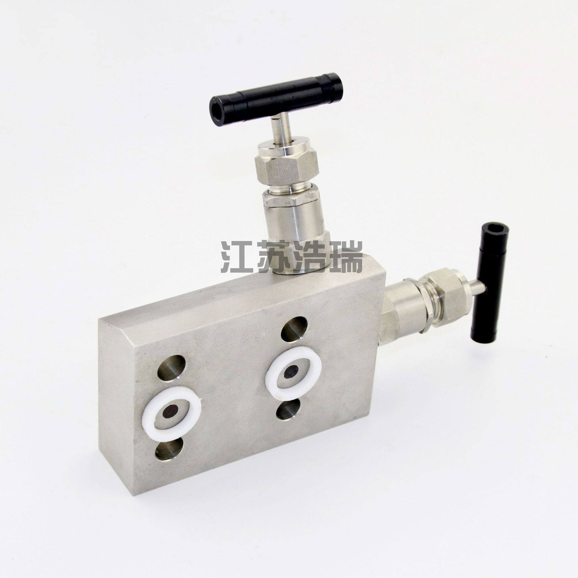 不锈钢 一体化二阀组 法兰式二阀组不锈钢共面法兰仪表两阀组