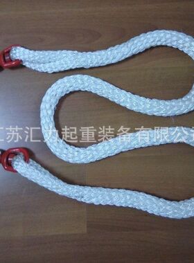 厂家直供 尼龙吊绳2t2m尼龙吊装绳24mm 双扣吊装绳