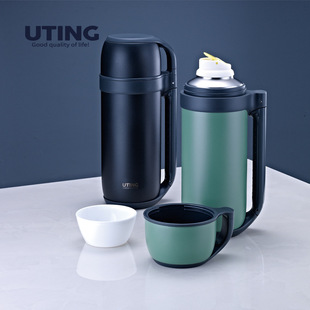 1.5L大容量保温壶批发 便携车载保温热水壶 304不锈钢户外旅行壶