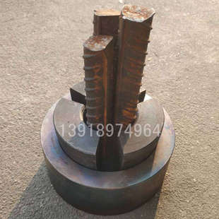 三根锚杆锚具 三孔夹具 夹螺纹钢锚索 三根钢筋拉拔锁具 抗浮锚杆