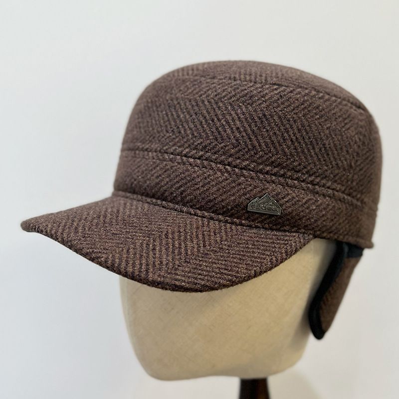 中老年人帽子男冬季爸棉平顶帽