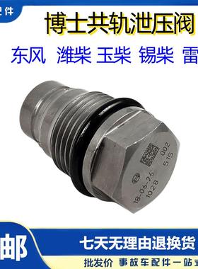 解放J6P限压阀博士共轨泄压阀潍柴玉柴锡柴雷诺1028压力限制阀
