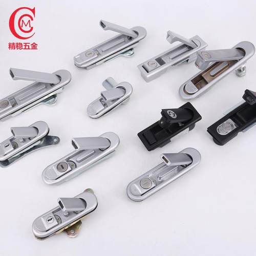 精稳五金 弹跳式机箱锁平面电箱电柜锁工业机械设备门锁
