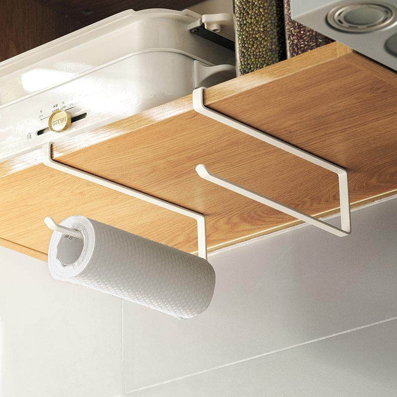 懒角落厨房纸巾架免打孔挂架卷纸纸架壁挂家用保鲜袋膜收纳置物架,收纳整理,纸巾架,淘宝优惠券,粉丝福利购,淘宝优惠卷