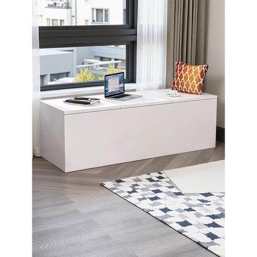 飘窗柜储物柜实木夹缝杂物收纳地柜定制柜子榻榻米床边卧室侧边柜