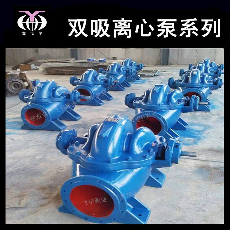 S SH单级双吸离心泵 游泳池水上乐园管道循环泵 南水北调水利工程