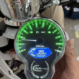 龟车爆改72V96V霍尔机械表显示器 电摩龟五指针仪表原厂电子款