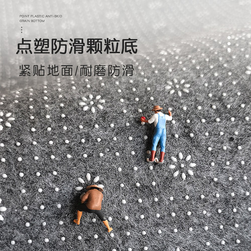 床边地毯卧室满铺卡通o少女可爱公主房间ins风防滑儿童床前地垫子