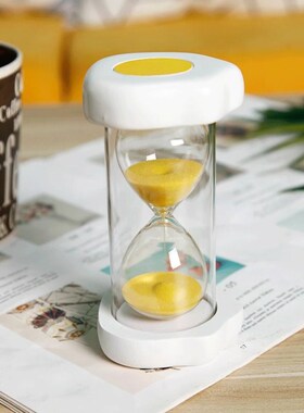 沙漏计时器c儿童防摔刷牙学习3/10/30/60分钟时间管理流沙创意摆