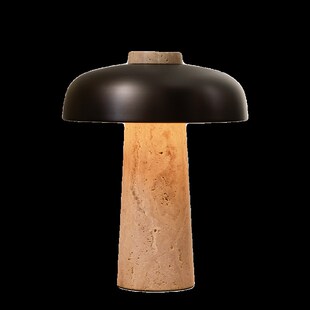 CASA客厅摆件台灯高级感充电复古座灯侘L寂风书写卧室床头护眼灯