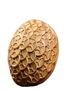 天然绿檀木c雕刻金钱富甲天下龟壳摆件文玩手把件家饰品创意工艺