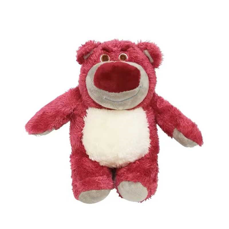 捆绑草莓熊汽车尾部挂件车外玩偶车载车屁股后备R箱摆件sm绳子公