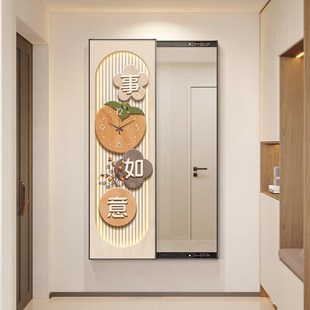 隐藏式穿衣镜推拉镜子隐形平移试C衣镜卧室玄关装饰挂墙全身镜子