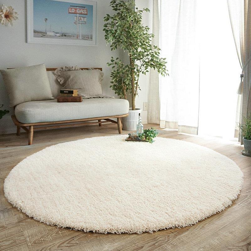 地毯圆形高级感转椅简约加厚客厅茶几沙发卧室家用电脑椅子垫定制