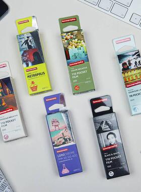 5卷包邮Lomo 110胶卷 彩色負片黑白全系列 color92 紫色调 大都会