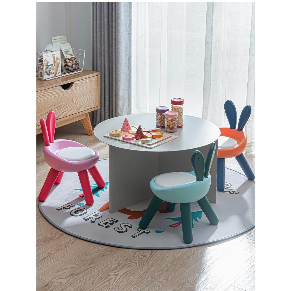 儿童凳子可爱兔子靠背小板凳创意家用幼儿园宝宝凳防滑孩子小椅子,住宅家具,儿童椅（原婴童）,淘宝优惠券,粉丝福利购,淘宝优惠卷