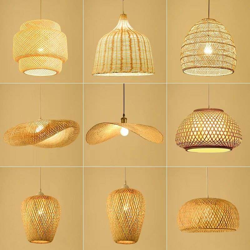 东南亚风格竹编吊灯茶室禅意灯新中式民宿田园灯包间茶楼竹艺灯具,家装灯饰光源,客厅吊灯,淘宝优惠券,粉丝福利购,淘宝优惠卷