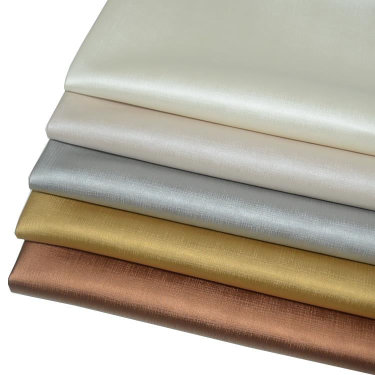 皮革面料拉丝布纹床头软包皮子金色银色硬包背景墙人造革皮料布料