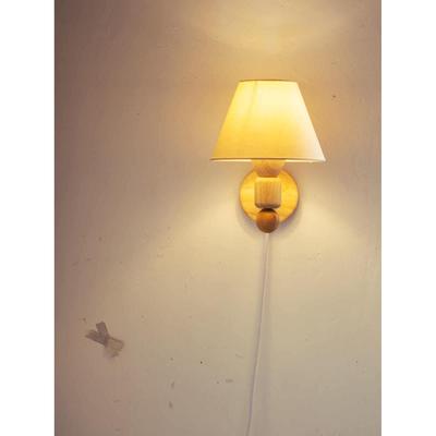 德国 Wie viele 几何壁灯 木艺客厅卧室床头北欧侘寂中古民宿走道