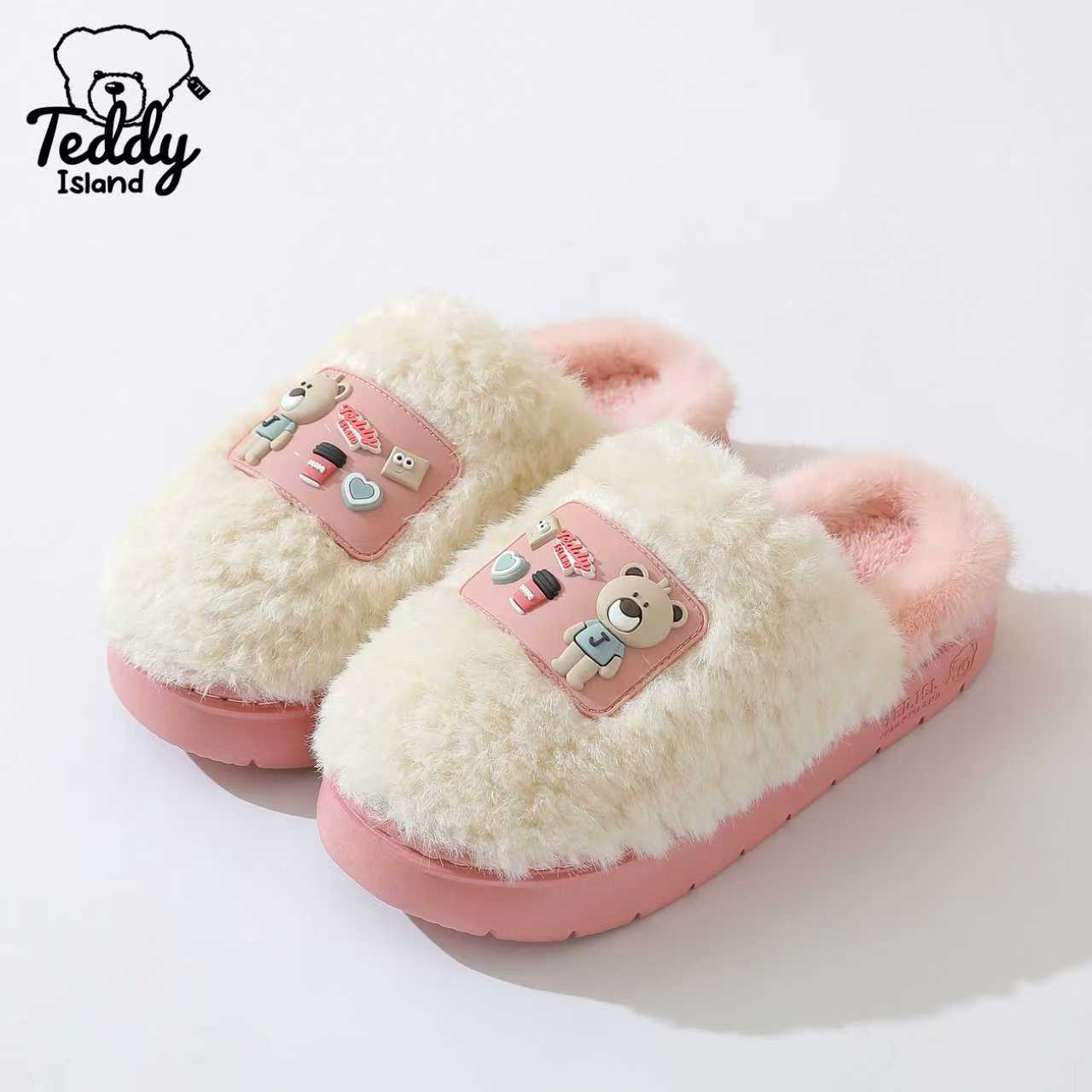 棉拖鞋女款居家室内毛毛绒