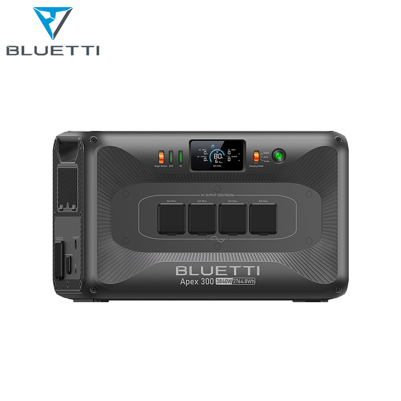 BLUETTI新品3KW储能电源家庭备用方便携带静音太阳能发电机