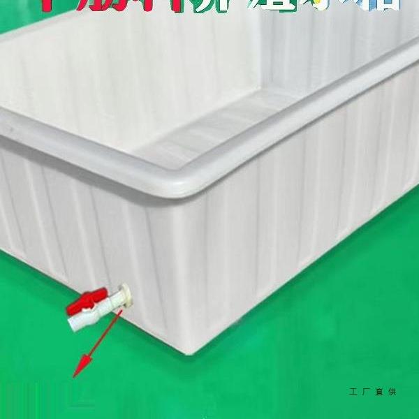 牛筋塑料水箱长方形水产养殖养鱼槽卖鱼胶盆储水桶方箱养龟箱加厚图片