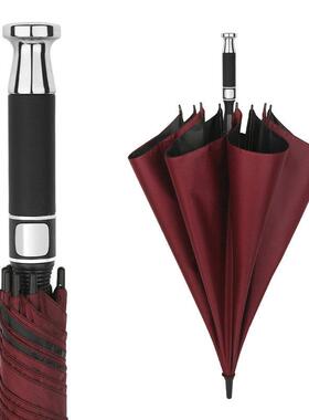 可定制logo雨伞黑色红色蓝色黑胶晴雨伞长柄伞自动商务礼物伞家用