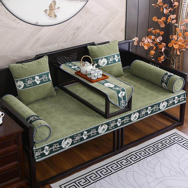 罗汉床床单套罩实木沙发坐垫四季通用防滑雪尼尔新中式高档,居家布艺,沙发垫,淘宝优惠券,粉丝福利购,淘宝优惠卷