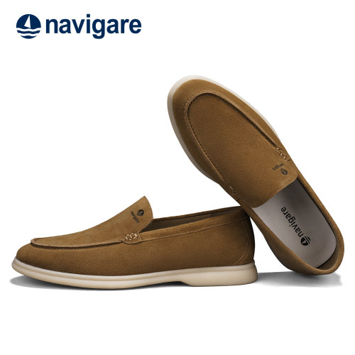 Navigare小帆船正品男鞋乐福鞋