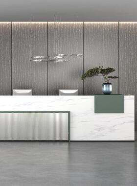 办公家具公YUNSEN-Q司咨询台容待院前接台桌台简约现代服务台美迎