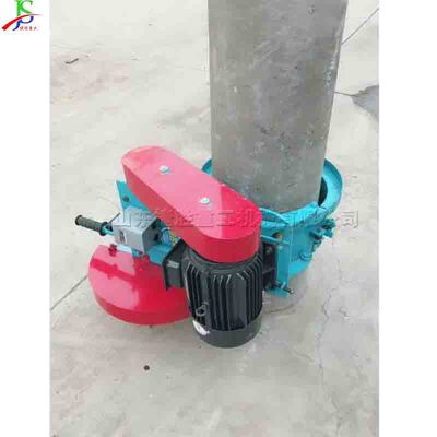 滑轮式卡箍抱箍切桩机小型混凝土电线杆切割机建筑水泥柱截桩机