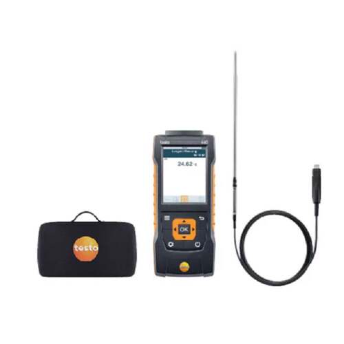 testo 440蓝牙版三功能流速风量、空气温度测量仪货号5105924001