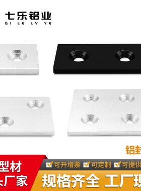 欧标铝型材铝合金堵头端盖盖板2020/3030/4040铝合金型材端口封盖