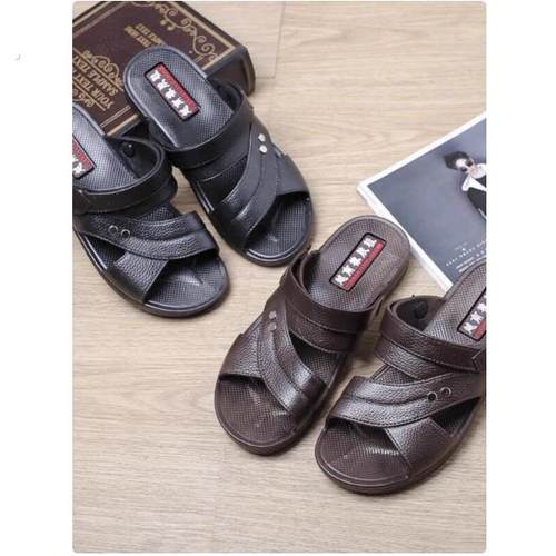 越南橡胶牛筋底凉鞋男士夏季厚底耐磨塑胶凉鞋中年防滑外穿沙滩鞋