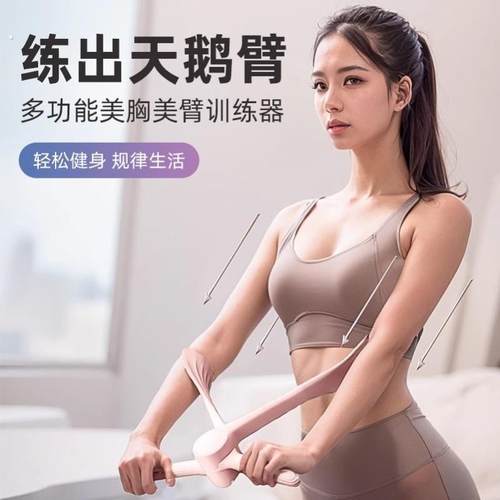 手臂力棒胸部训练器锻炼手臂麒麟臂拜拜肉天鹅臂瑜伽家用健身器材