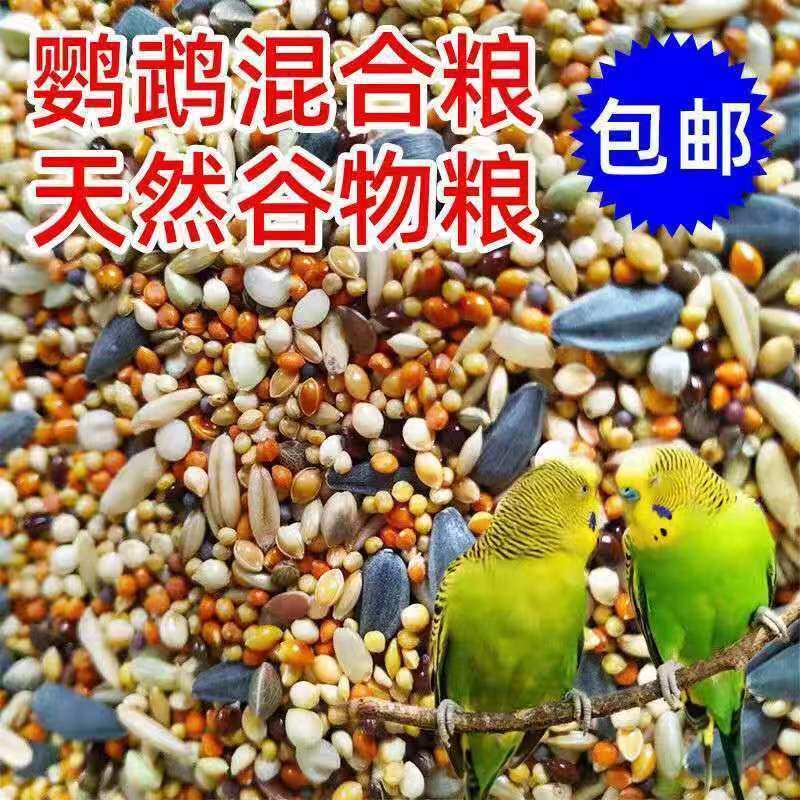 鹦鹉混合鸟粮带壳黄谷子小米