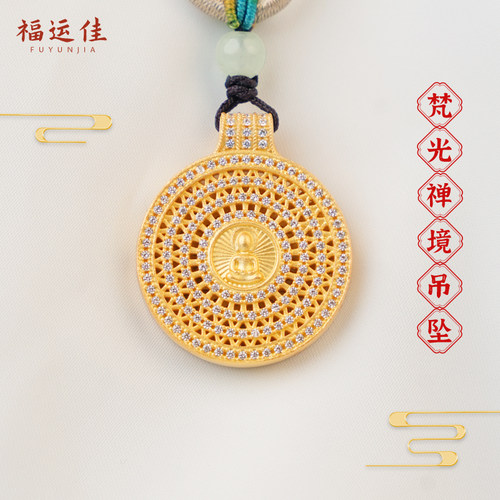 福运佳新中式古法足银项链