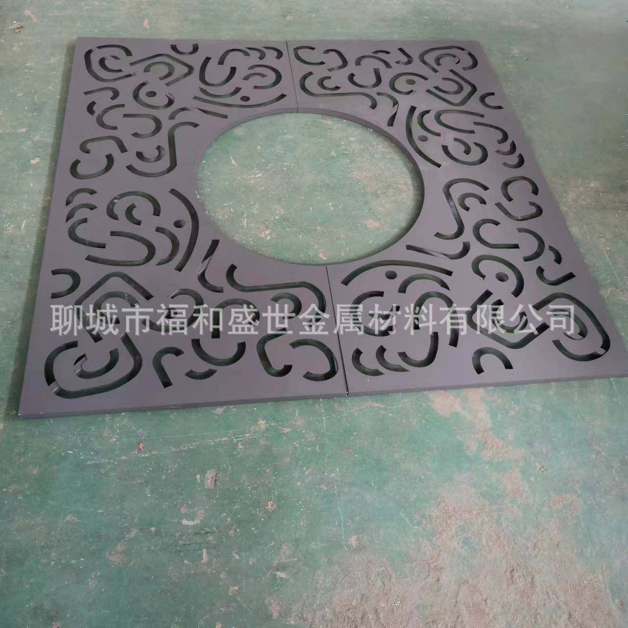 镀锌板树篦子树坑美化钢板护树板铸铁树蓖子不锈钢树穴盖板