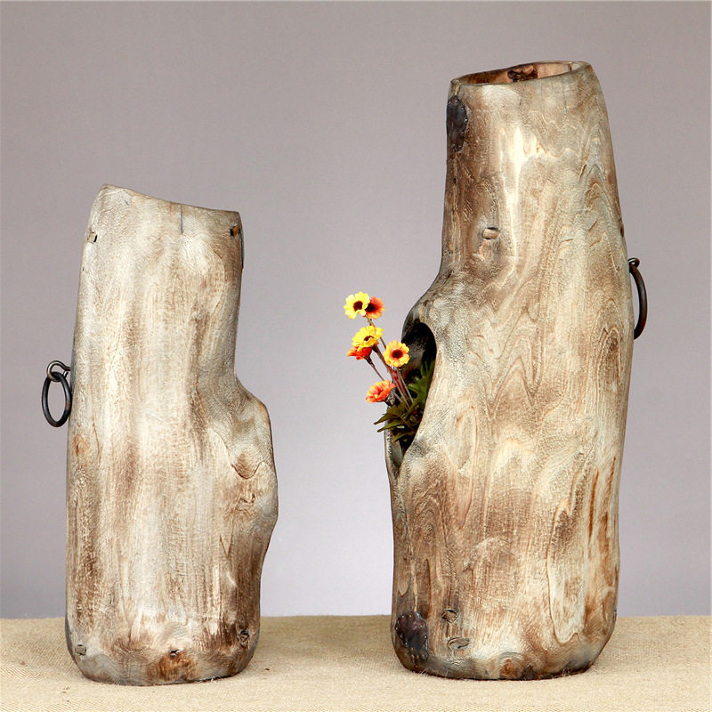 厂家销售手工制作木质花瓶花盆花桶插花花器田园民宿居家装饰摆件,模玩/动漫/周边/娃圈三坑/桌游,文化/体育周边,淘宝优惠券,粉丝福利购,淘宝优惠卷
