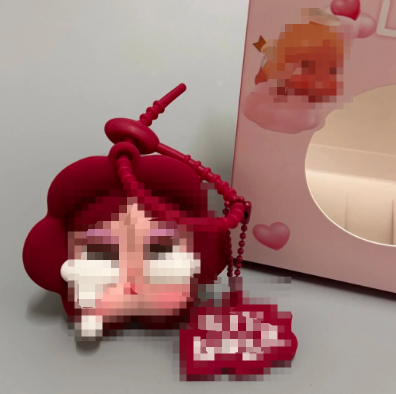 哭哭娃红色玫瑰