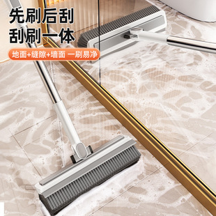 缝隙刷浴室清洁刷子卫生间专用地板刷长柄刷地硬毛洗地厕所地缝刷