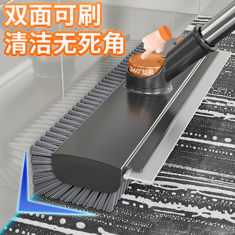 爆款地板刷厕所刷子卫生间缝隙加厚硬毛浴室清洁刷刷洗刮水