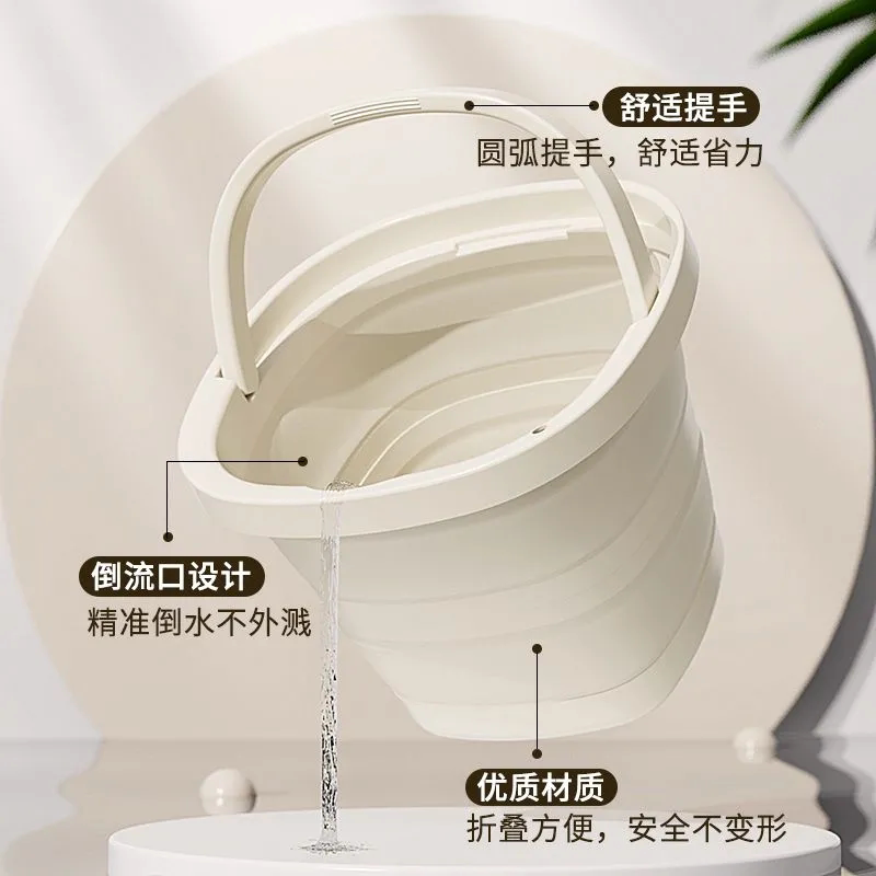 钓鱼折叠打水桶户外露营车载出行便携式手提取水桶卫生间学生宿舍