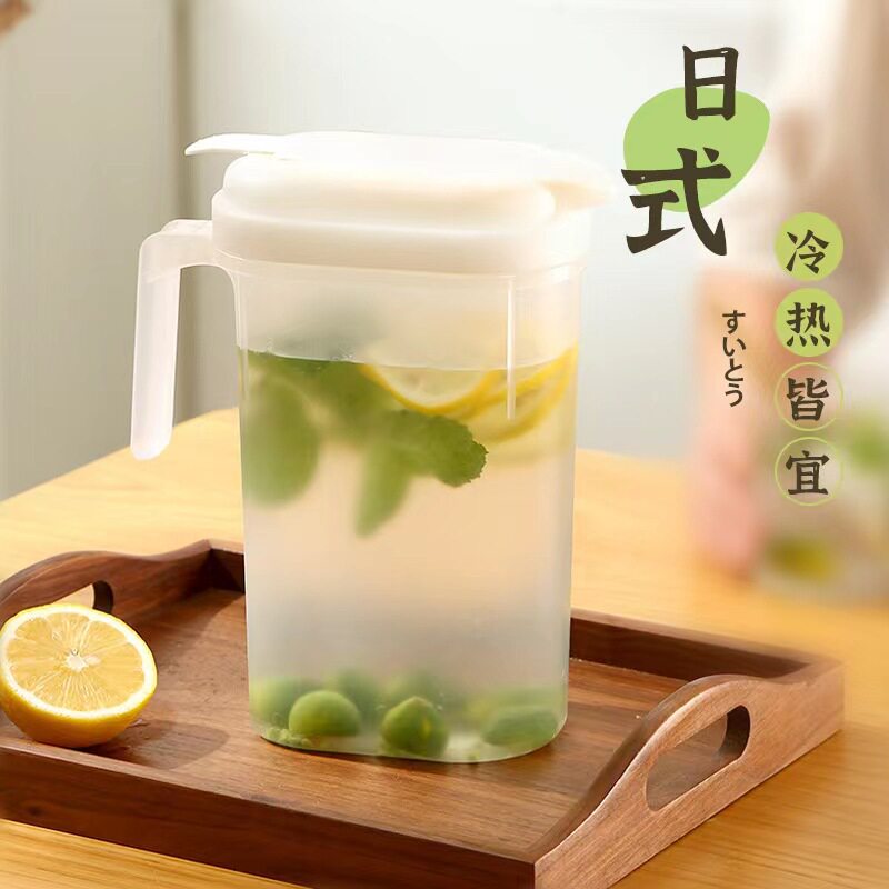 冰箱冷水壶大容量带水龙头夏季家用耐高温塑料果汁饮料桶密封开水