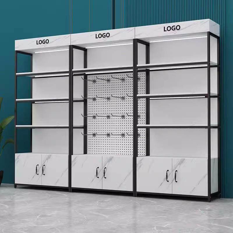 化妆品展示柜彩妆洞洞板展示架超市货架饰品陈列架家用储物架书架,商业/办公家具,超市货架,淘宝优惠券,粉丝福利购,淘宝优惠卷