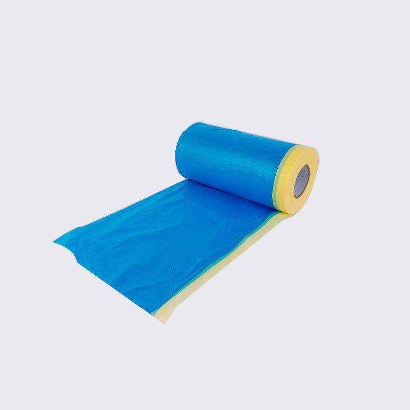 汽车油漆喷涂遮蔽蓝色和纸保护膜装修家具一次性防尘美纹纸保护膜,家装主材,防潮膜（地板膜）,淘宝优惠券,粉丝福利购,淘宝优惠卷