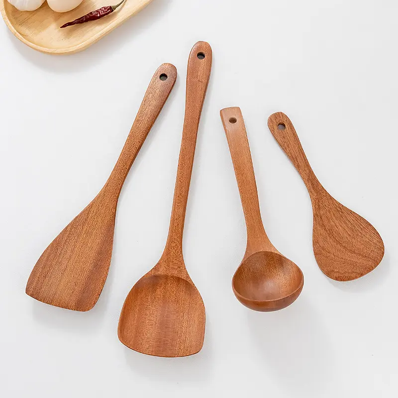 【好货严选】乌檀木厨具烹饪锅铲木铲家用炒菜铲子不粘锅烘培工具