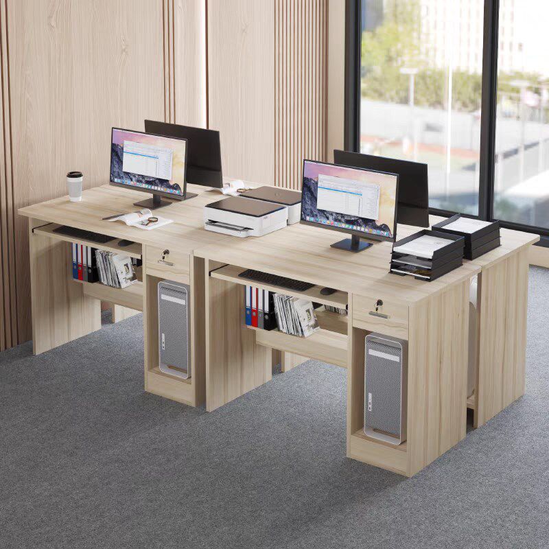 电脑桌台式带抽屉家用卧室书桌A学生学习桌出租屋简易长条桌办公